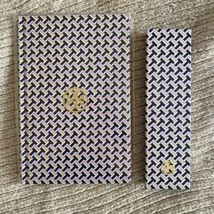 Tory Burch Notebook and Pencil Set